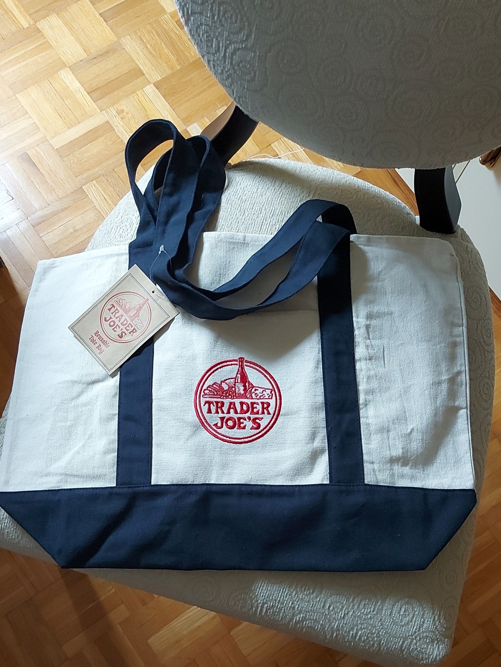 Trader Joe Canvas Large Tote